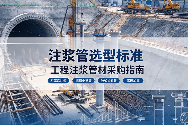 尚志注浆管选型标准