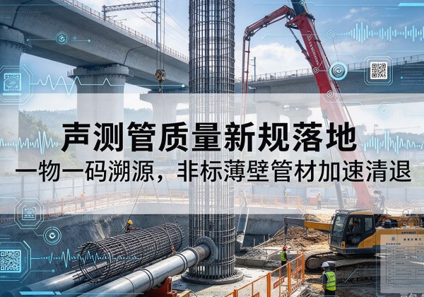 尚志声测管质量新规落地，一物一码溯源，非标薄壁管材加速清退