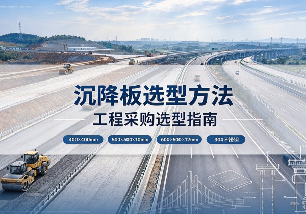 尚志沉降板选择方法